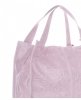 Bőr táska shopper bag Vittoria Gotti púderrózsaszín V5